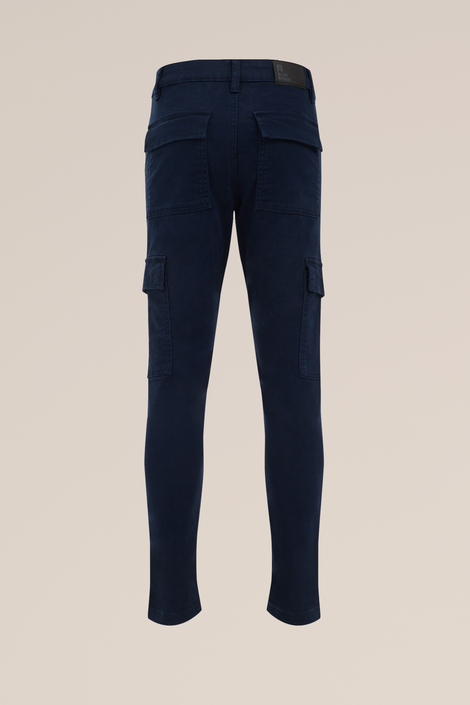 Jongens slim fit cargobroek WE Fashion Marineblauw