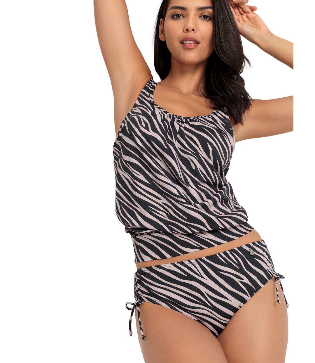 Bas maillot slip de bain taille haute côtés réglables Kaa Lascana