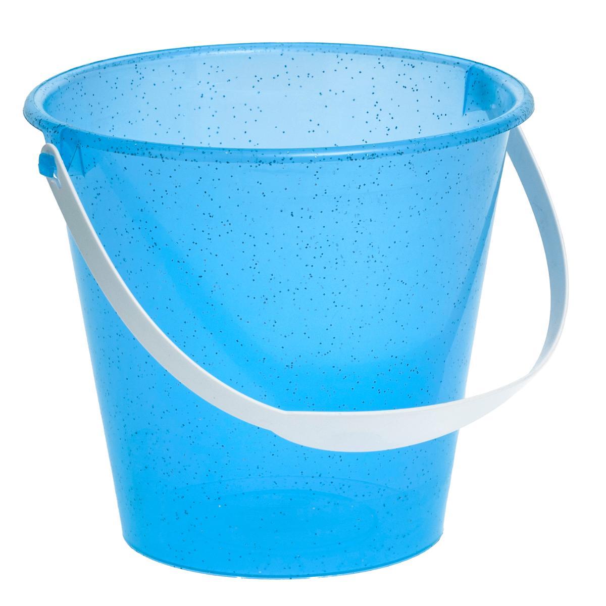 SEAU DE PLAGE VIDE PAILLETE