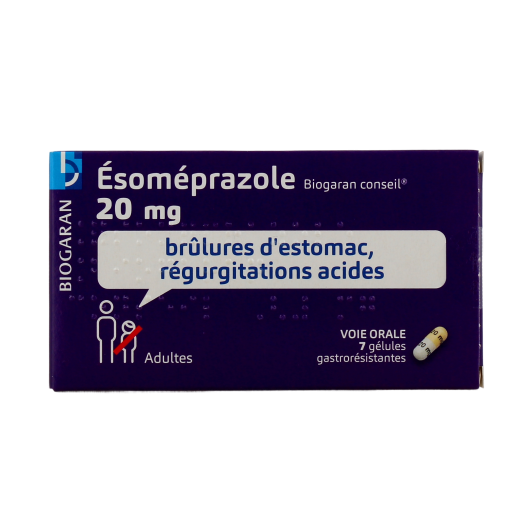 Esoméprazole - brûlures d'estomac, régurgitations acides