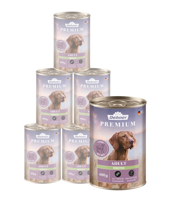 Dehner Premium Nassfutter für Hunde Adult