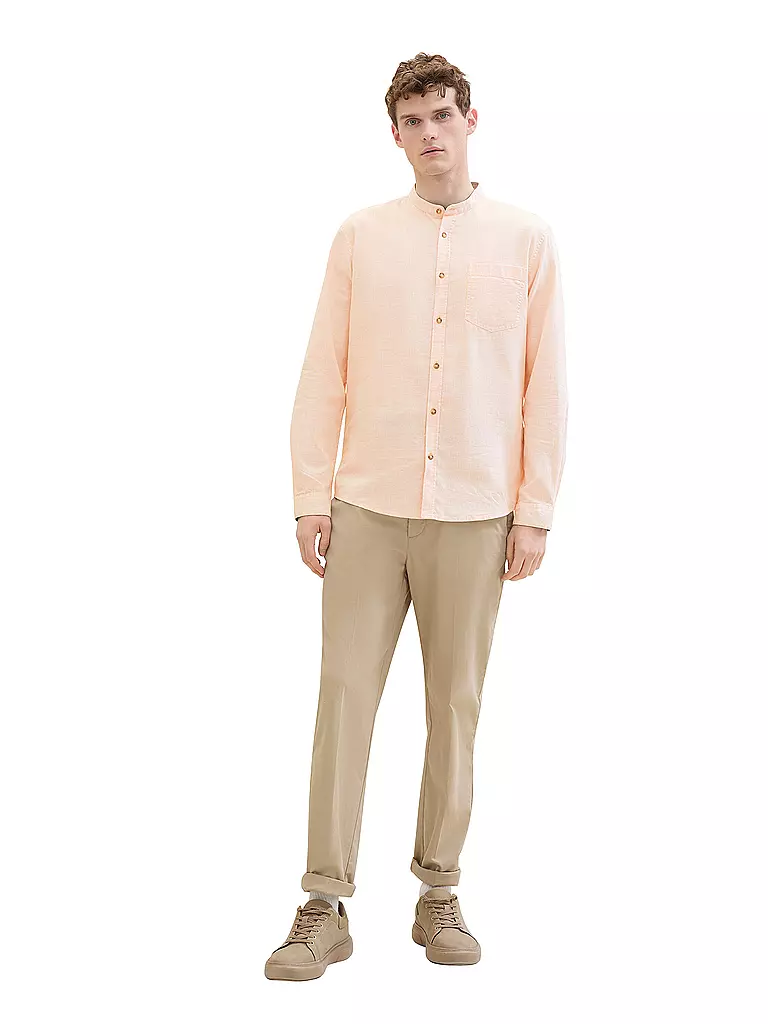 TOM TAILOR Hemd Regular Fit orange