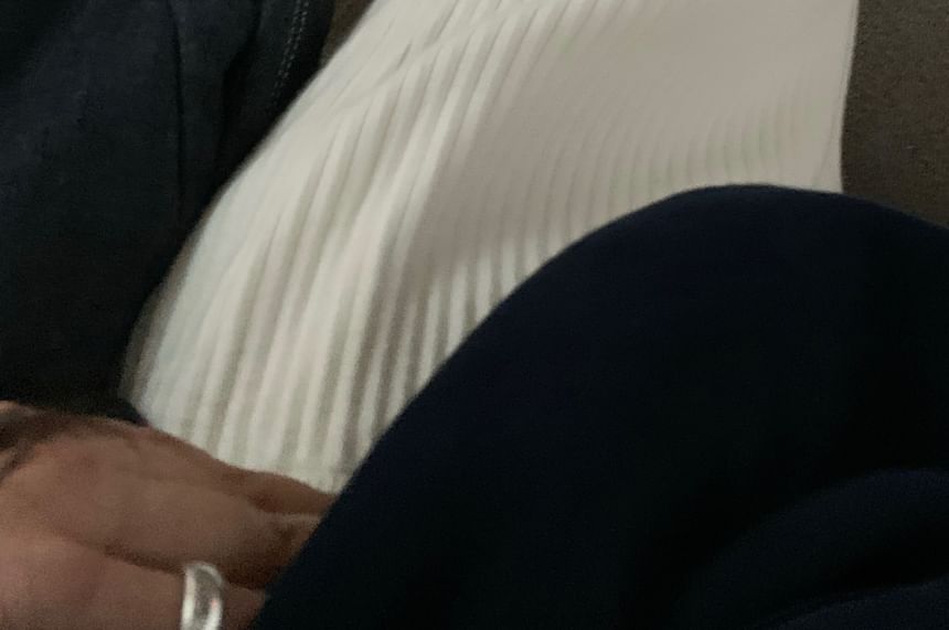 ZENME - Maxi-kokerrok met hoge taille en geribbelde breisels