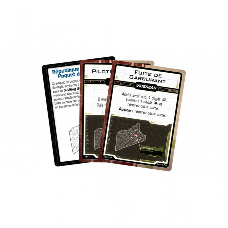 X-Wing 2.0 : Paquet Dégâts République Galactique