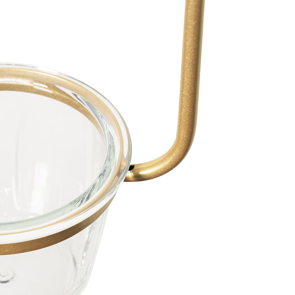 Art deco hanglamp goud met wit glas - Isabella
