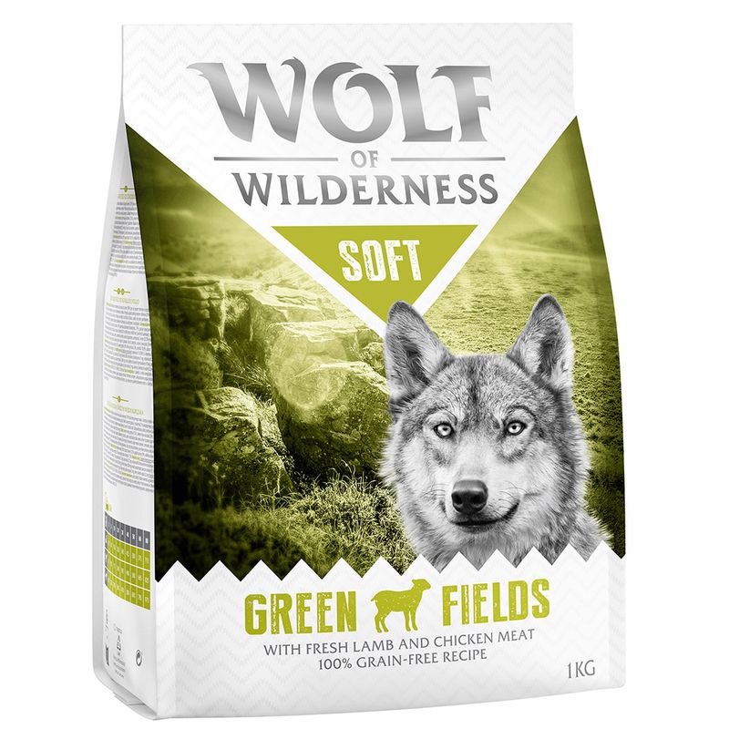 Wolf of Wilderness Adulte Soft Green Fields, agneau
