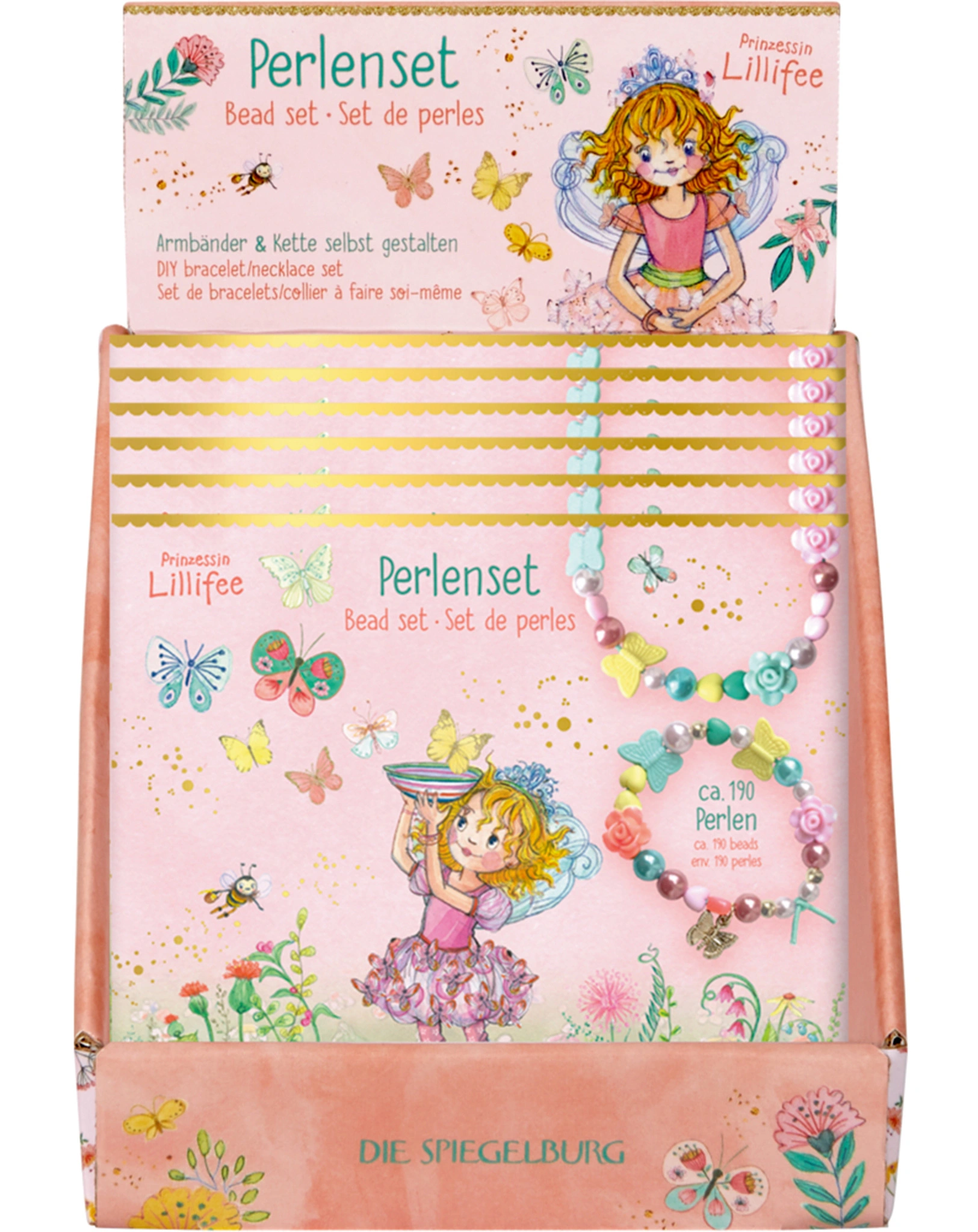 Perlen-Bastelset PRINZESSIN LILLIFEE - BLUMEN & SCHMETTERLINGE