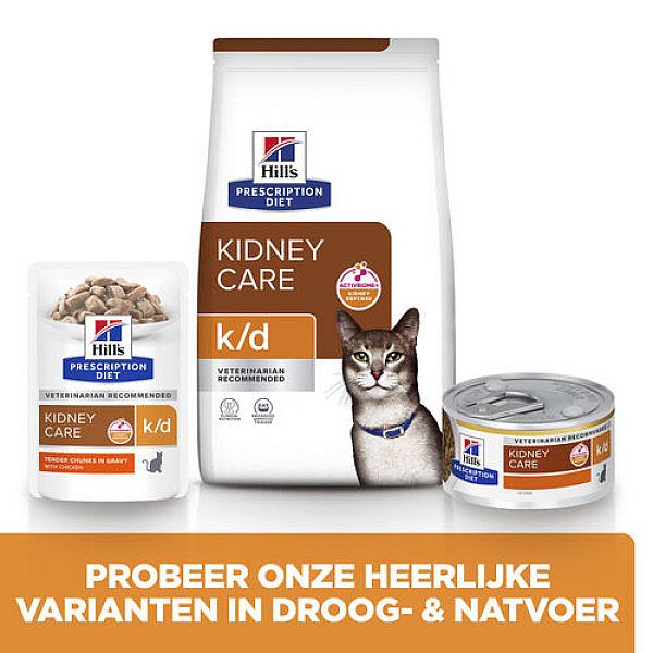 Hill's KD Kidney Care Feline Stoofpotje 24 x 82 gram