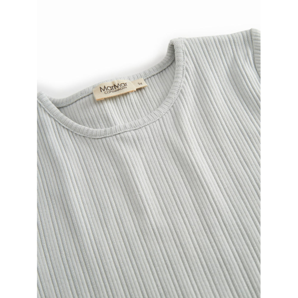 Køb MarMar Modal Pointelle Rib Morning Dew Tamra SS T-shirt