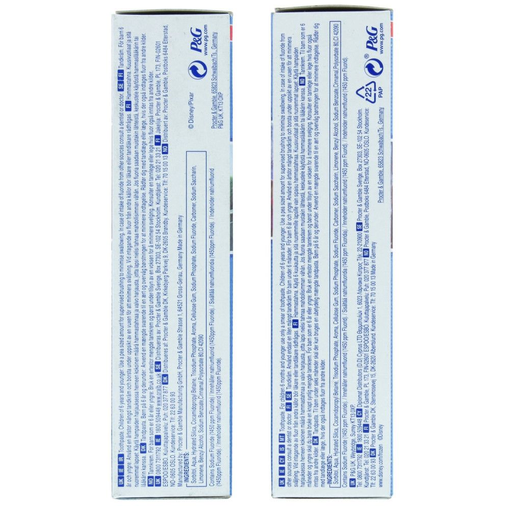 Oral-B - Kinderzahnpasta 3 Jahre - Die Eiskönigin 75 ml