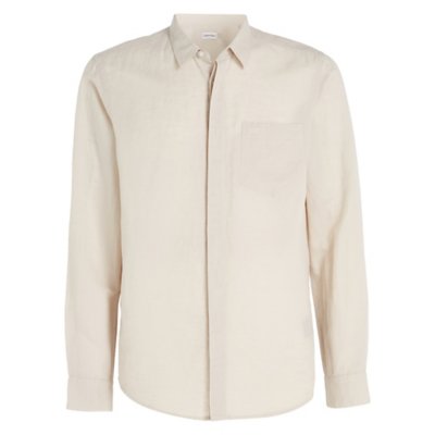 Chemise à manches longues homme Linen Cotton Regular CALVIN KLEIN
