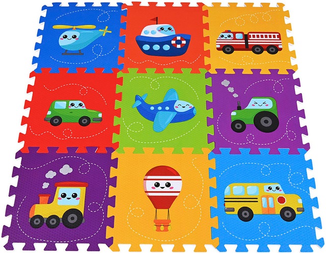 Knorrtoys® Puzzle »Fahrzeuge« Puzzlematte, Bodenpuzzle