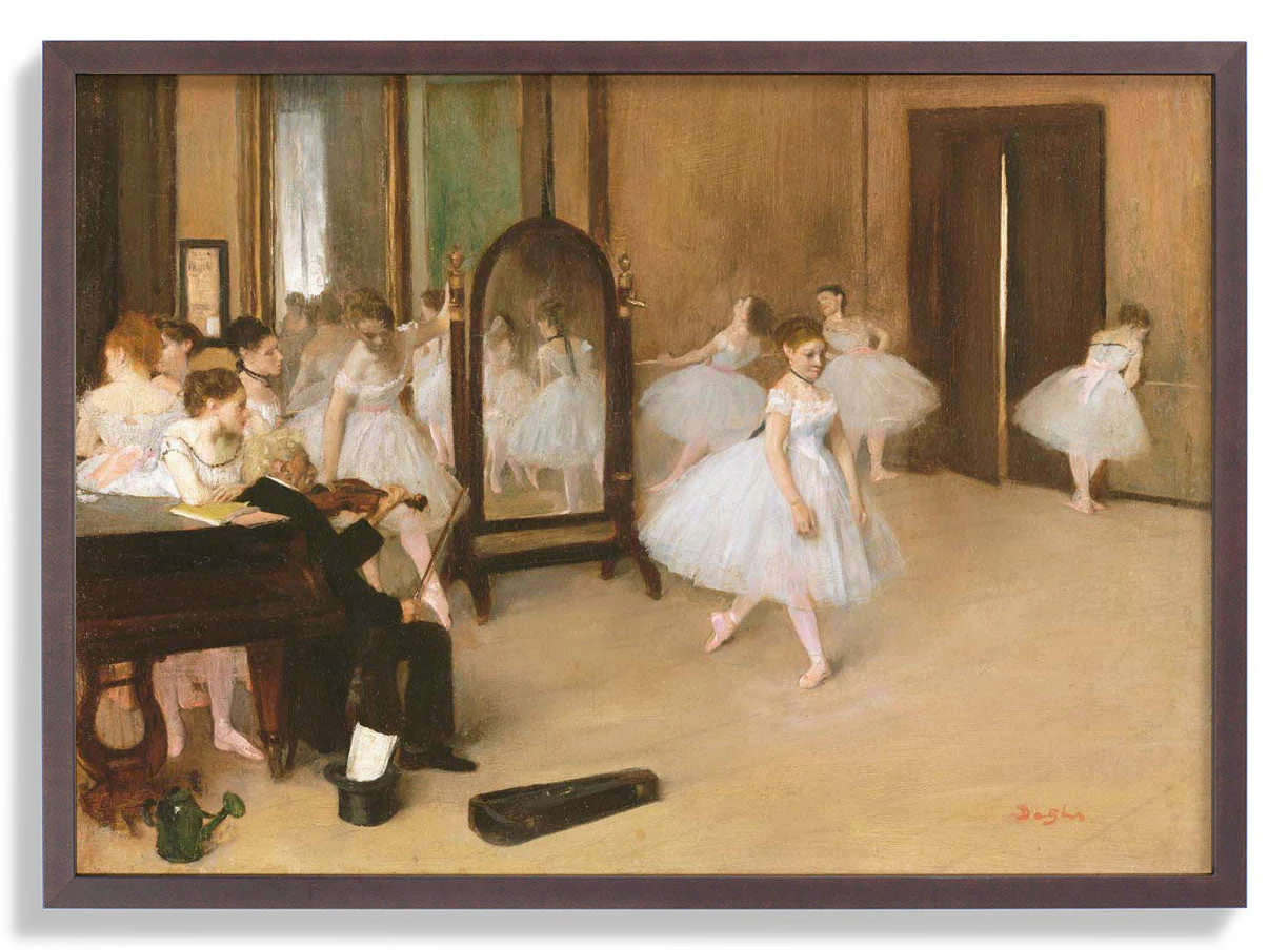 Die tanzende Klasse von Edgar Degas