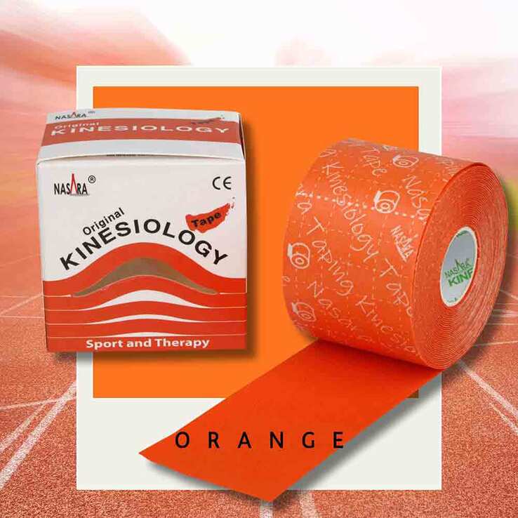 Kinesiologie Tape 5 cm x 5 m orange, 1 St