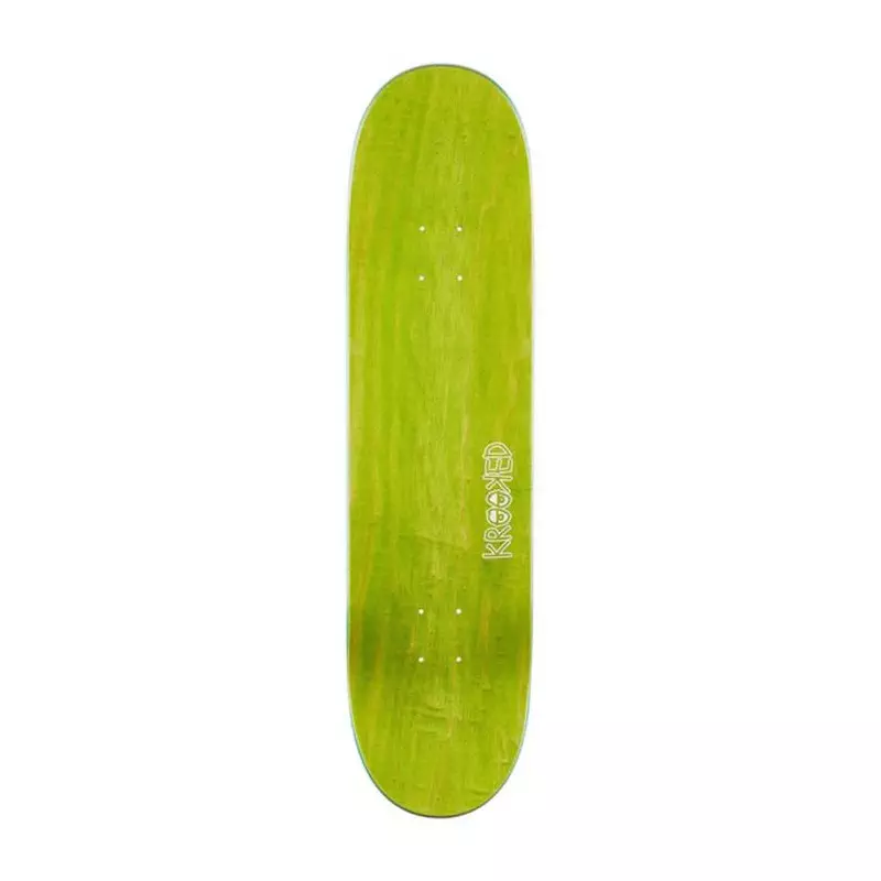 Plateau skate KROOKED Team EyAssorted Jaune 8.0