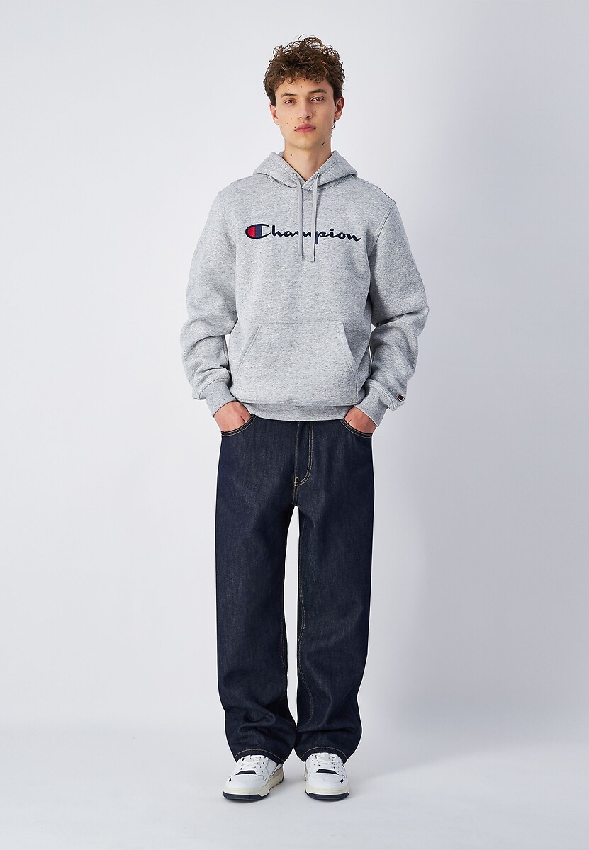 CHAMPION<br>Moletom com capuz e logotipo grande