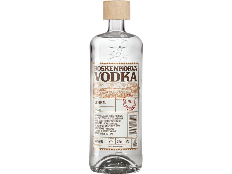 Koskenkorva Original Vodka 0.7 l Hochprozentige Getreide-Spirituose aus Finnland