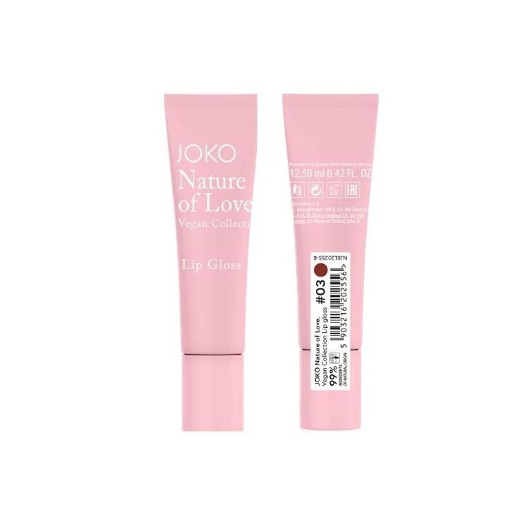 Joko Nature of Love Vegan Collection Lipgloss /03/ 12,5 ml