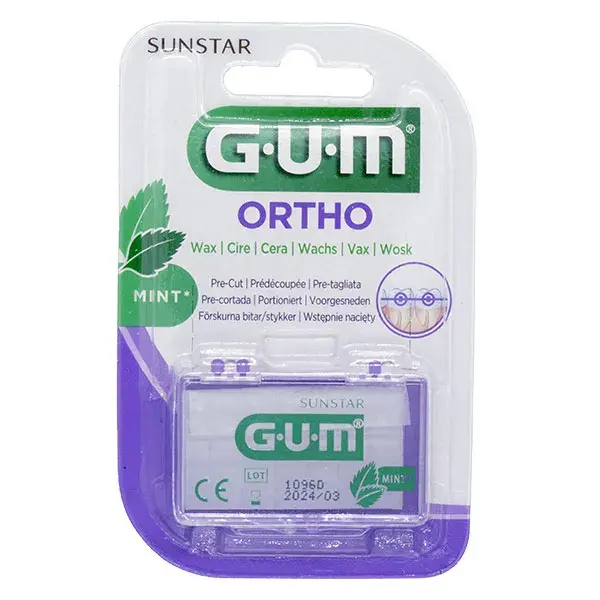 Gum Accessoires Ortho Cire Orthodontique Mentholée
