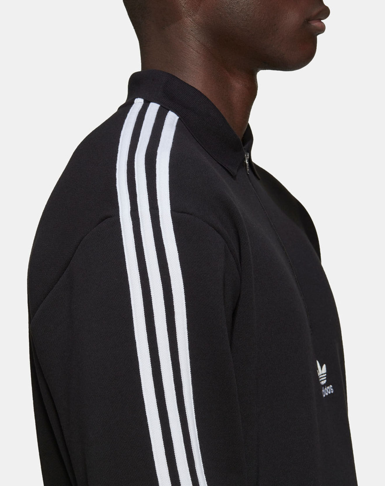 Adidas Polo ample zippé noir