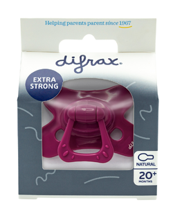 Difrax Fopspeen Natural 20  Maanden Uni Wildberry 1ST