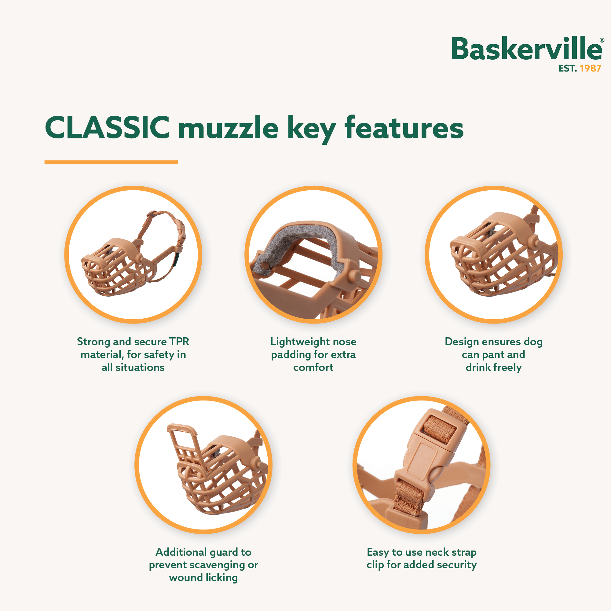 Baskerville Classic Muzzle Muilkorf