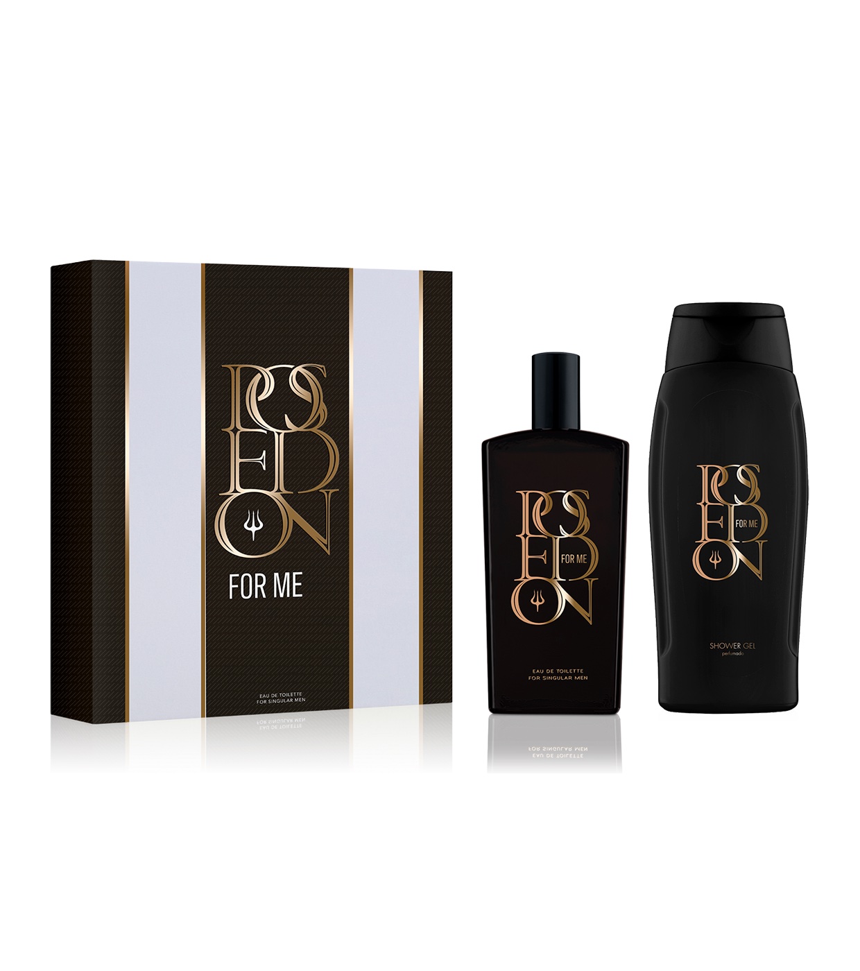 Poseidon - Conjunto Eau de toilette + Gel de banho - For Me
