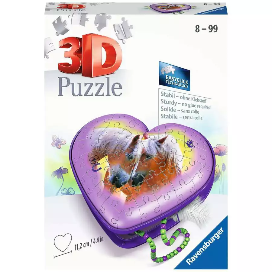 Ravensburger Herzschatulle - Pferde bunt