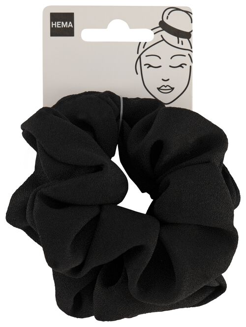 2 chouchous tissu noir