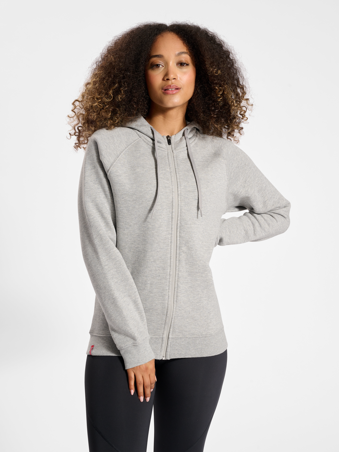 hmlRED HEAVY ZIP HOODIE WOMAN