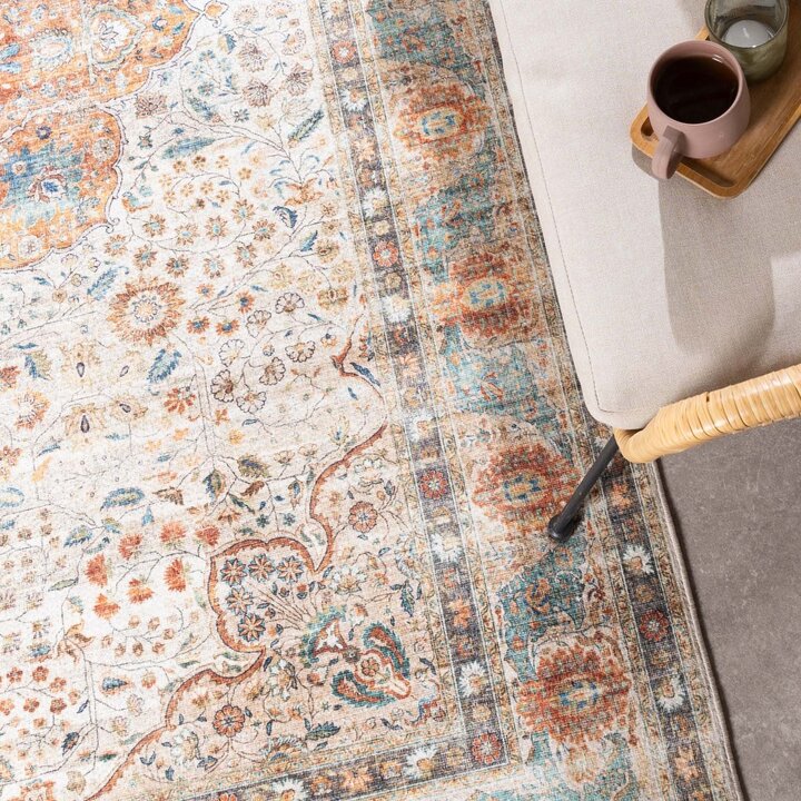 Binnen- en buitenkleed - Kairo Medaillon Creme