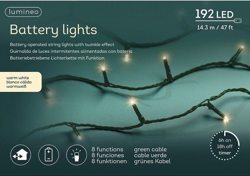 Lumineo - Led basic lights 1432c-192l grn/wwt