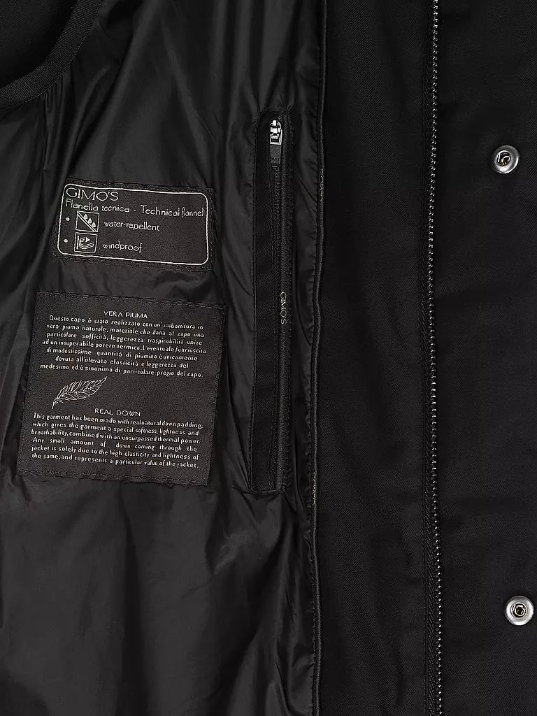 GIMO'S Steppgilet schwarz