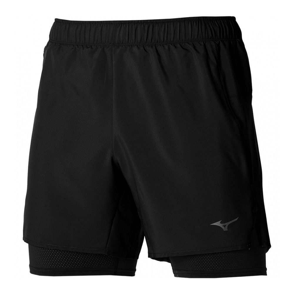 Mizuno CORE 5.5 2IN1 - Short Homme black