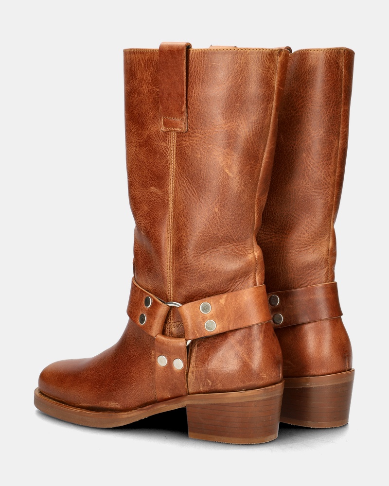 Nelson Bikerboots  - cognac
