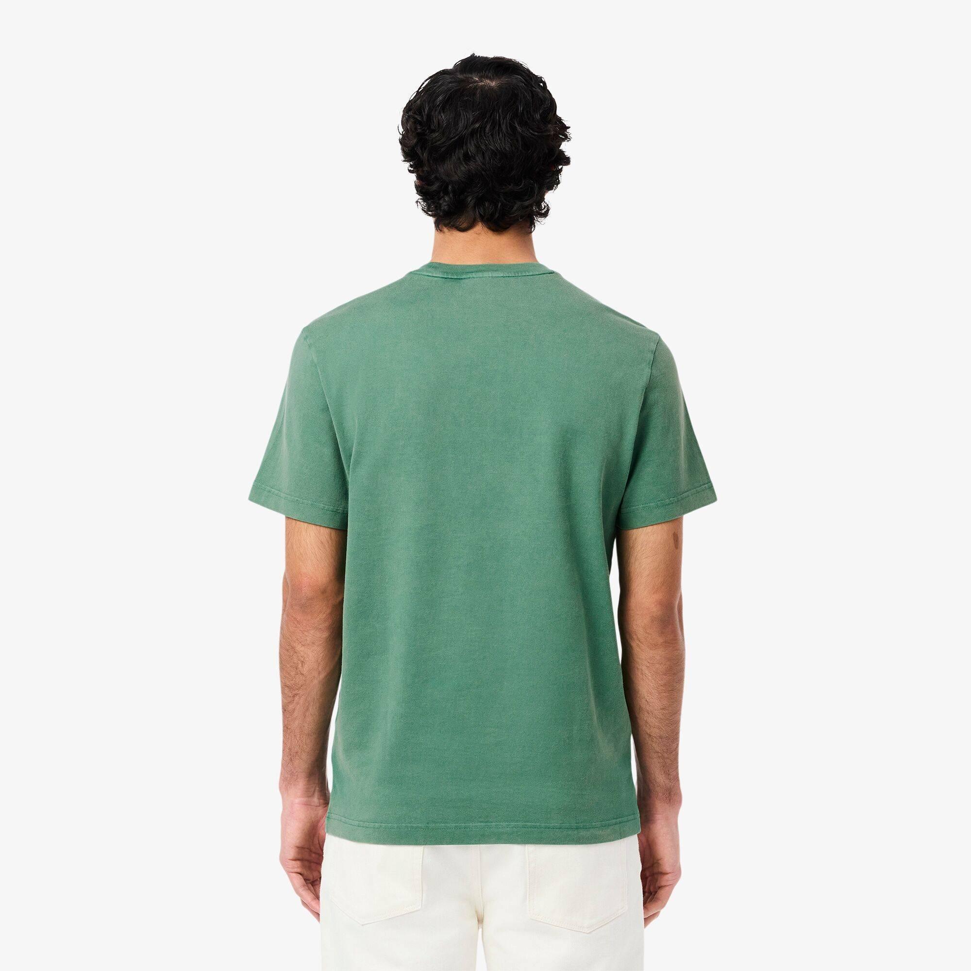 Lacoste Washed Effect Heavy Jersey T-Shirt