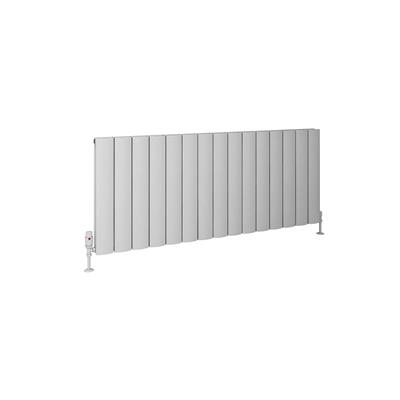 Eastbrook Guardia radiator 140x60cm aluminium 2400W grijs mat