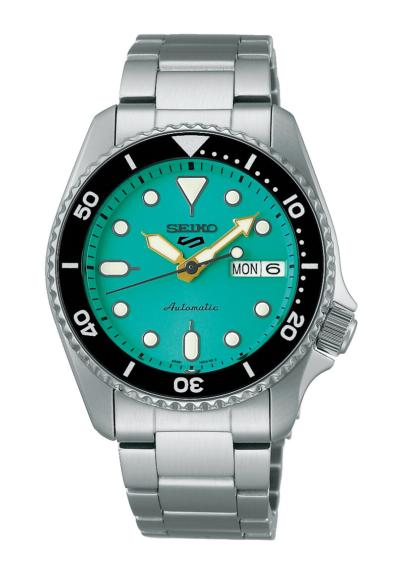 Seiko  5 Sports Armbanduhr türkis SRPK33K1