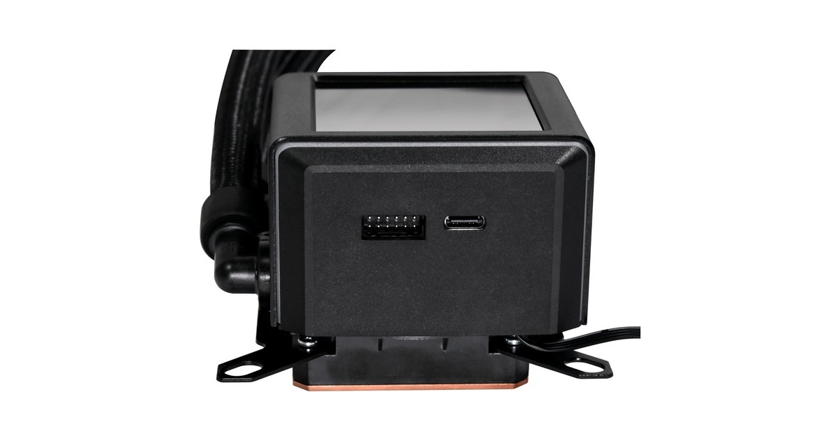 Lian LiGalahad II LCD 280 waterkoeling  (Zwart, 4-pins PWM fan-connector)