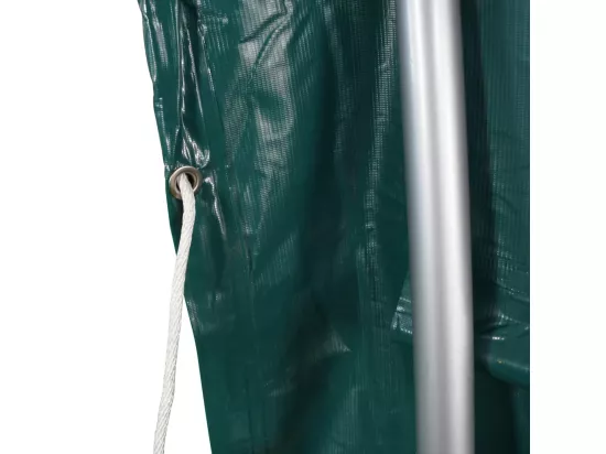 Tente pour bétail PVC 3,7x3,7 m Vert
