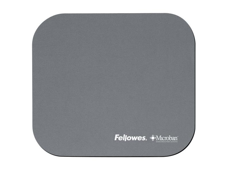 Fellowes Mausmatte Microban Silber Antibakterielle Mausmatte, silber
