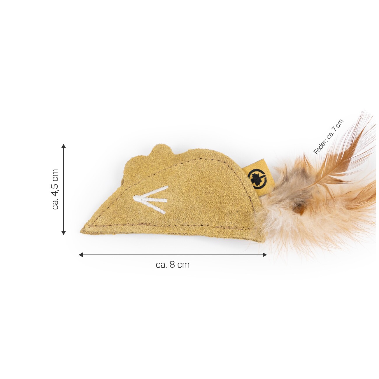 Canadian Cat Company Duftkissen aus Leder | Katzenminze | Mäuschen