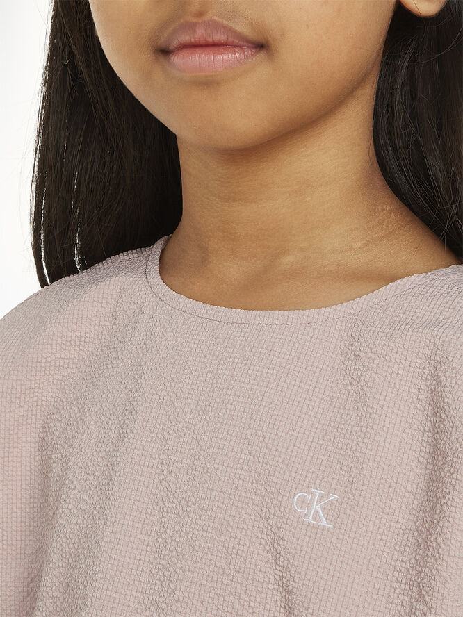 Calvin Klein BABY SEERSUCKER SS WOVEN TOP Tf6