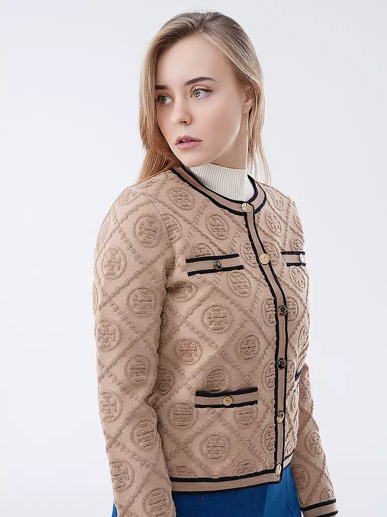 TORY BURCH Strickjacke camel