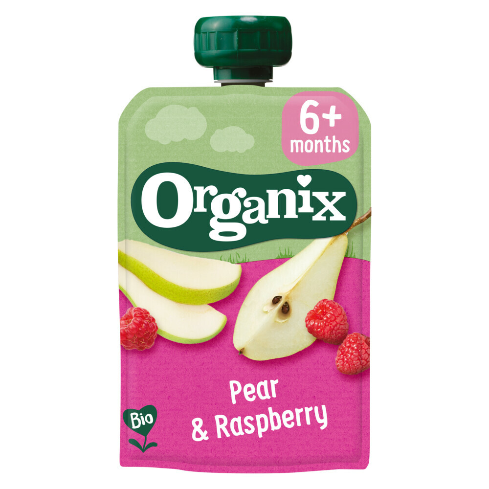 Organix Knijpfruit Appel en Peer 6+m Pakket