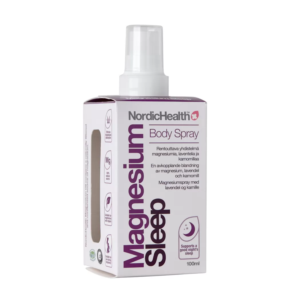 NordicHealth Magnesium Sleep Body Spray - 100 ml.