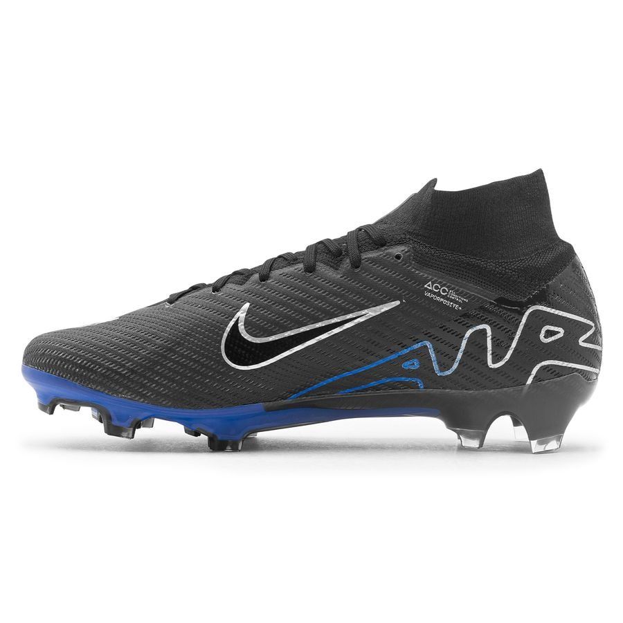 Nike Air Zoom Mercurial Superfly 9 Elite FG Shadow - Noir/Chrome/Bleu
