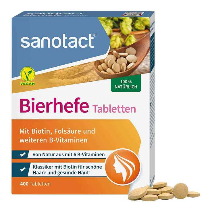 Bierhefe Tabletten sanotact, 200 g