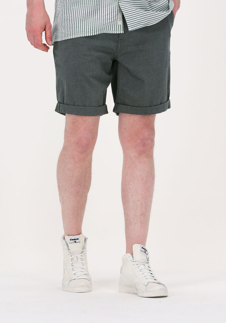 SELECTED HOMME donkergroene selected homme korte broek slhcomfort-luton flex shorts w