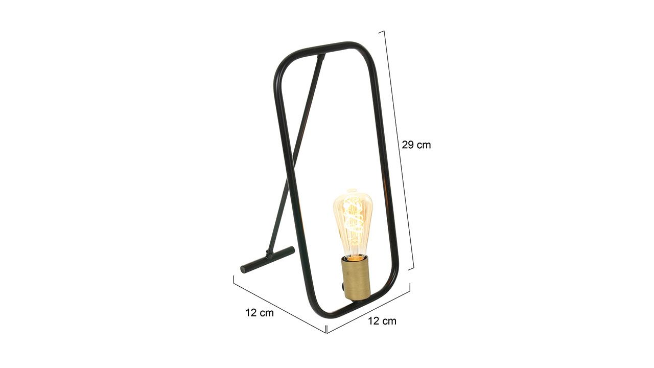 Tafellamp 2422ZW Novac B12 x D12 cm